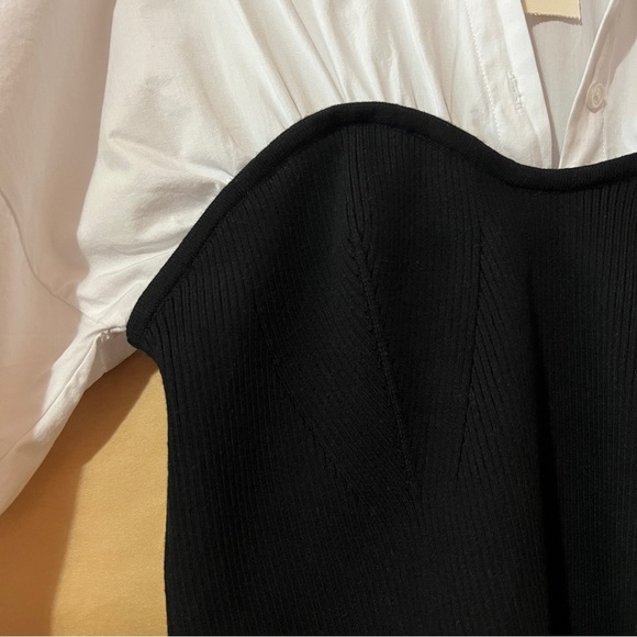 Anthropologie | NWT Maeve Long Sleeve Ruched Tube Twofer Sweater Top Size XL - Picture 8 of 15